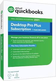 QuickBooks Desktop Pro Plus – 1 Year Subscription